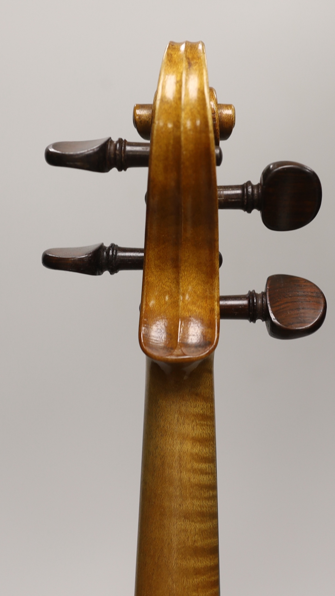 A German violin, late 19th/early 20th century, back 35cm, in case